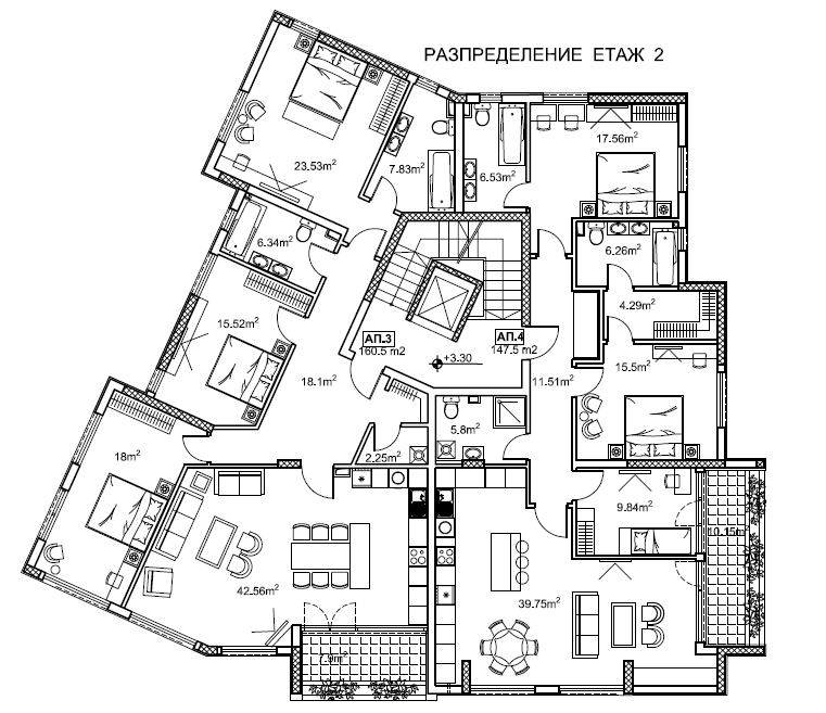 Сграда Дамасцена – Етаж 2