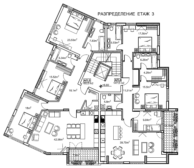 Сграда Дамасцена – Етаж 3